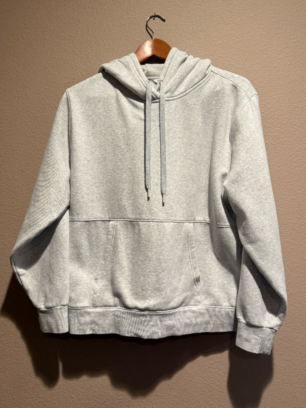 Athleta, Gray Hoodie Pull Over Sweatshirt, Size L